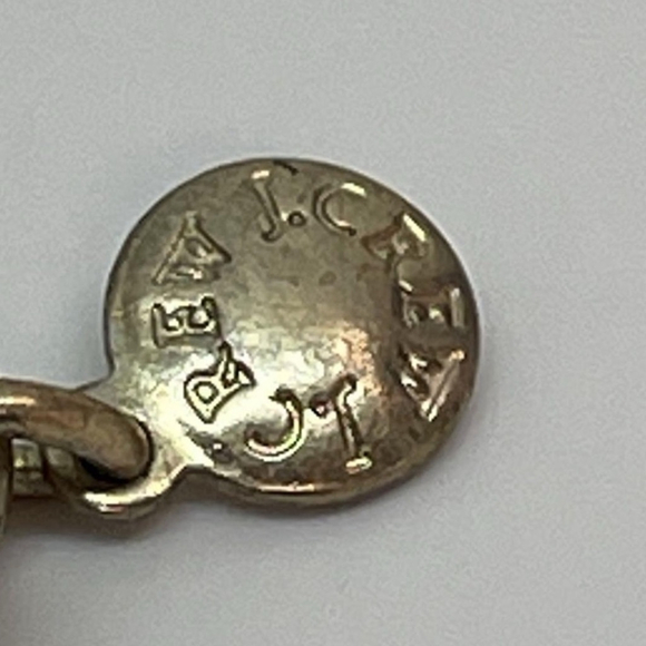 J Crew antique gold tone Medallion Crystal statement necklace 1829 - Picture 4 of 4